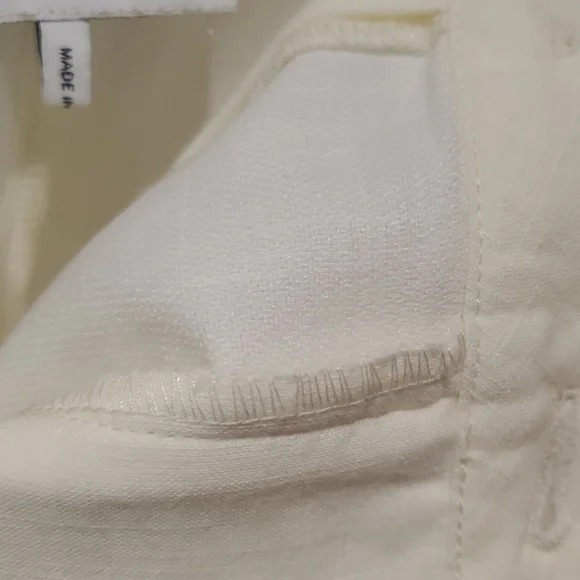 NWT Fabio Linen Mid-rise Snap Wide-leg Trousers By Yellow The Label  Size XS - Picture 9 of 12